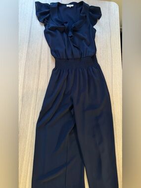 Parker navy flowy jumpsuit